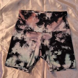 Onzie Black and Pink Bike Shorts